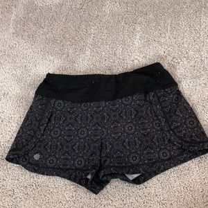 Black athleta running short